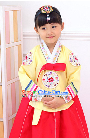 Korean Princess Traditional Hanbok Clothing Dress online Kids Clothes Designer Clothes