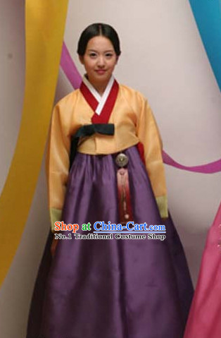 Top Korean Traditional Custom Made Hanbok Complete Set for Women