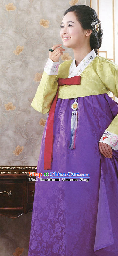 Top Korean Traditional Hanbok Dresses Complete Set for Women
