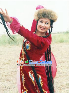 Chinese Ethnic Costume Contemporary Costumes and Headwear for Women