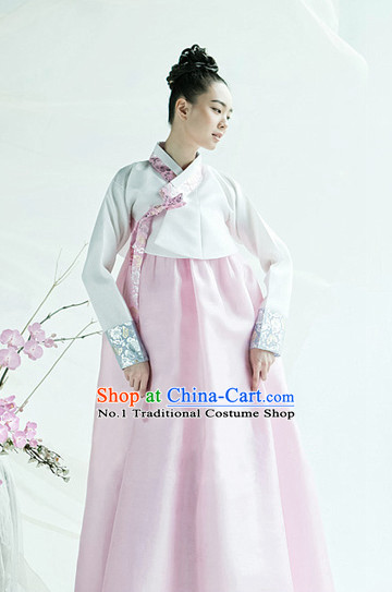 Korean Traditional Special Day Hanbok Dresses Complete Set for Ladies