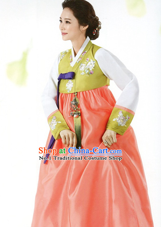 Korean Mother of the Bride Dresses Complete Set