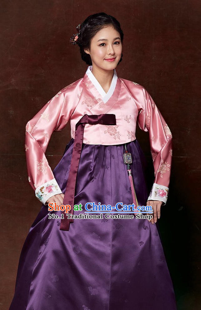 Traditional Korean Female Hanbok Suit Complete Set