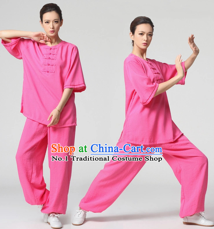 Top Asian China Tai Ji Short Sleeves Uniform for Women