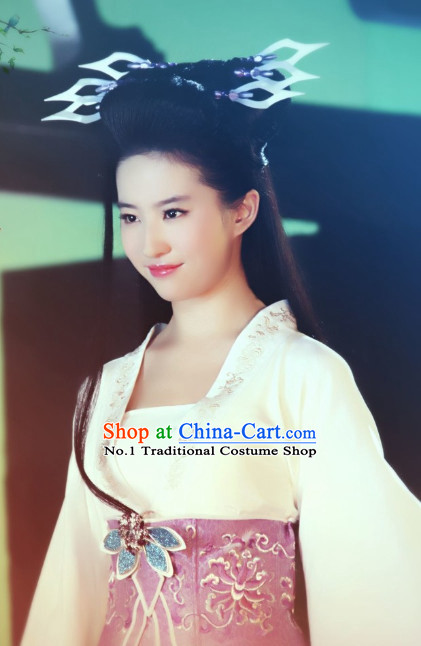 Tang Dynasty Style Chinese Female Warrior Hair Accessories Hair Jewelry