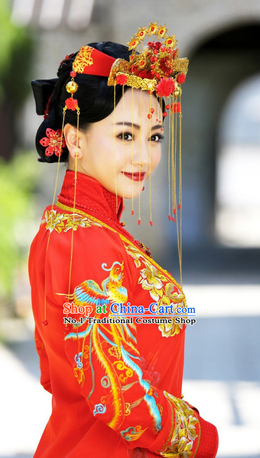 Chinese Traditional Wedding Hair Jewelry