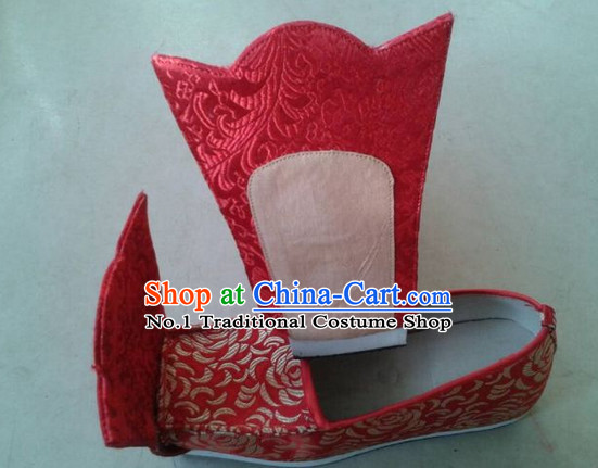 Handmade Chinese Traditional Bridal Ladies Shoes Footwear