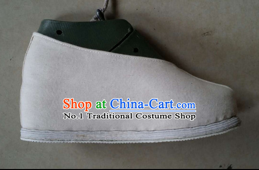 High Heel Handmade Chinese Traditional Ladies Fabric Shoes Footwear