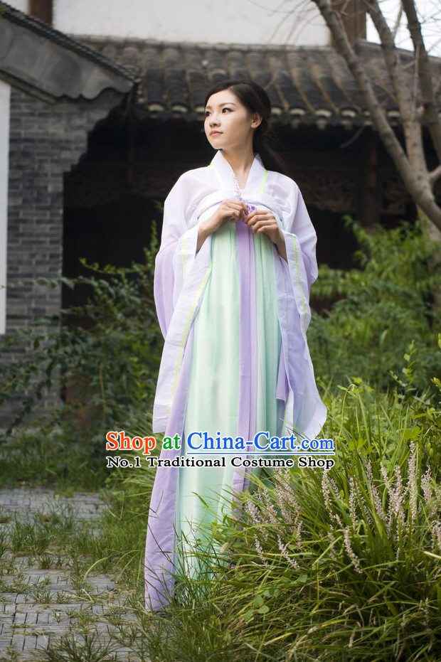 Asian Fashion Chinese Classical Hanfu Skirt Ladies Clothing Complete Set
