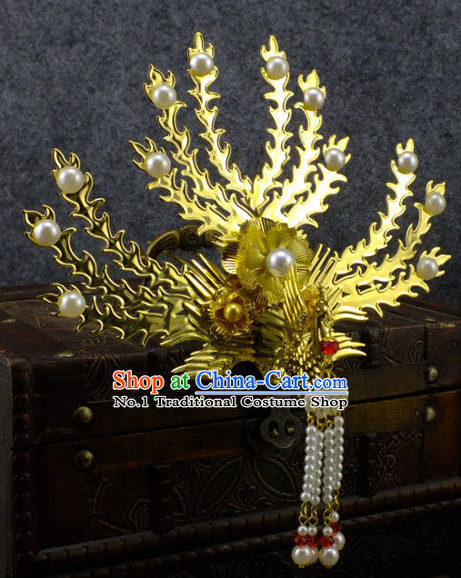 Chinese Traditional Handmade Phoenix Hair Jewelry