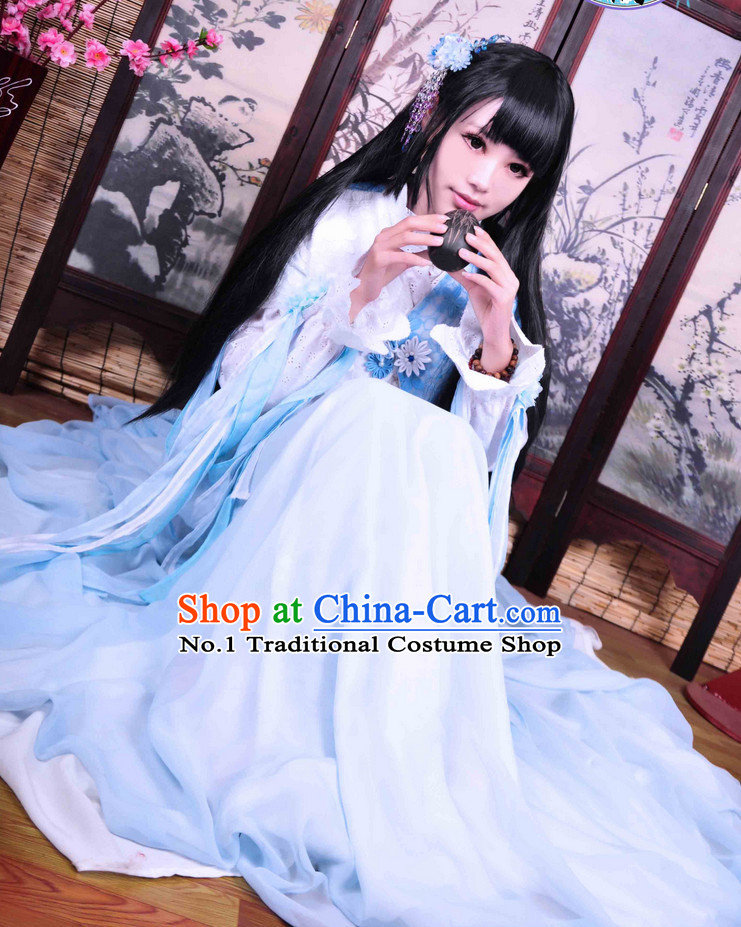 Chinese Traditional Fairy Hanfu Outfit Complete Set