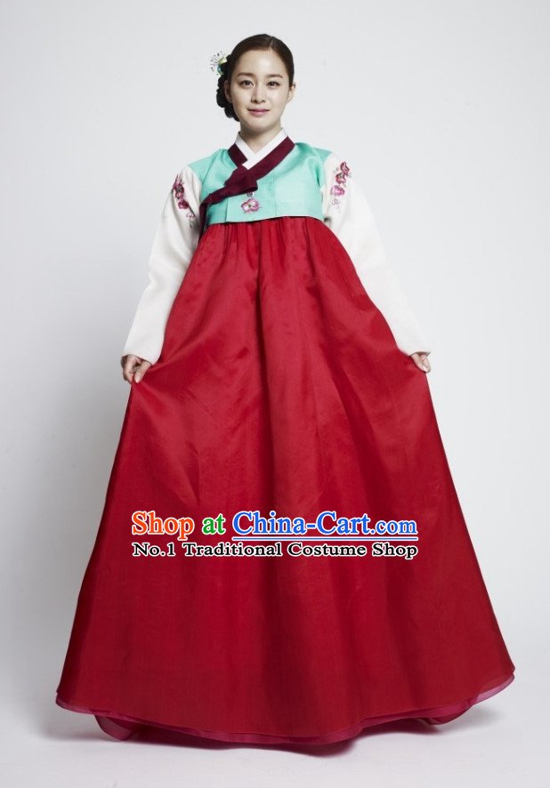 Korean Princess Ancient Female Costumes Complete Set