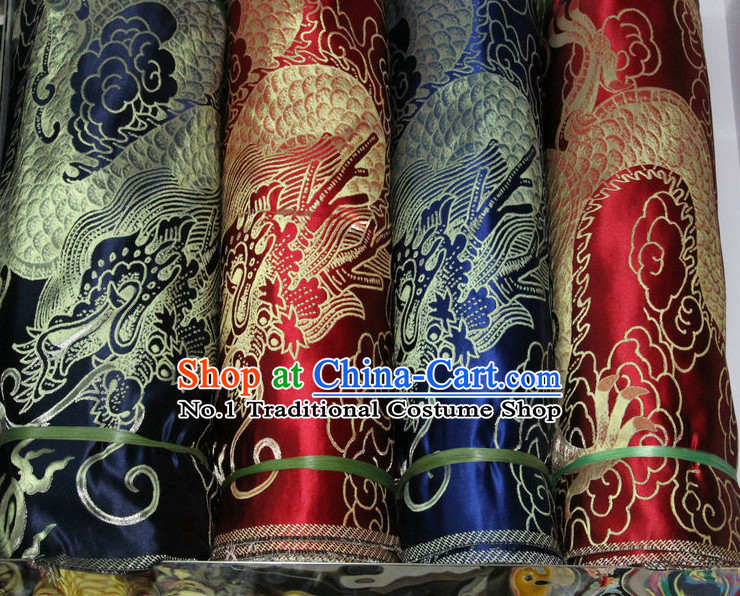 Chinese Tibetan Brocades Embroidered Fabric Sewing Material