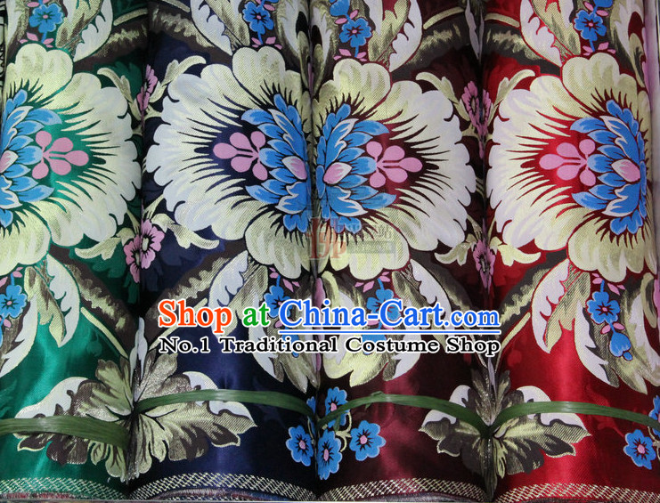 Asian Tibetan Brocades Embroidered Fabric Sewing Material