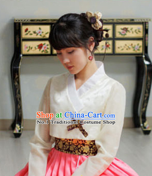 Korean Traditional Clothing Plus Size Clothing Fashion Clothes Complete Set for Teenagers