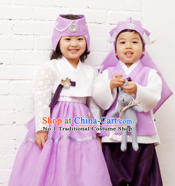 Korean Brother and Sister National Costumes Traditional Costumes Hanbok Korea Dress online Shopping
