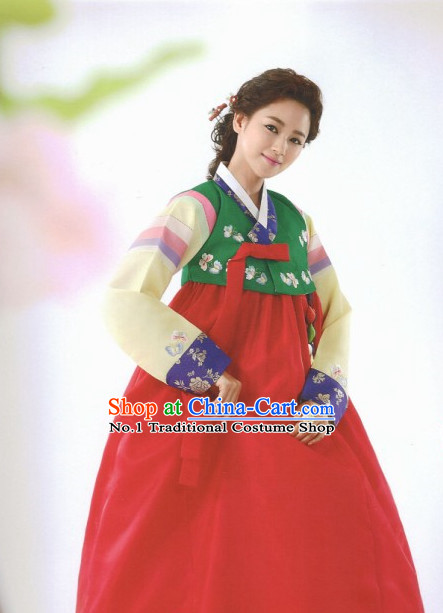 Korean Hanbok Female Clothing Fashion Clothes Korean Traditional Dresses