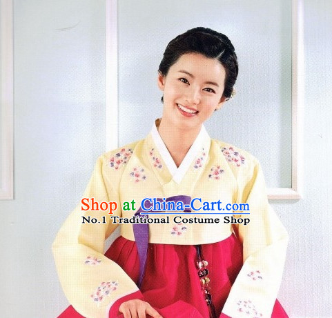 Korean Hanbok Costume Ladies Fashion Clothes Korean Traditional Dress
