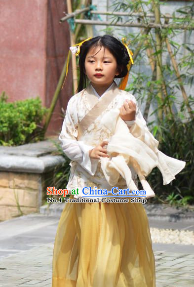 Traditional Chinese Han Clothing for Kids Free Delivery Worldwide