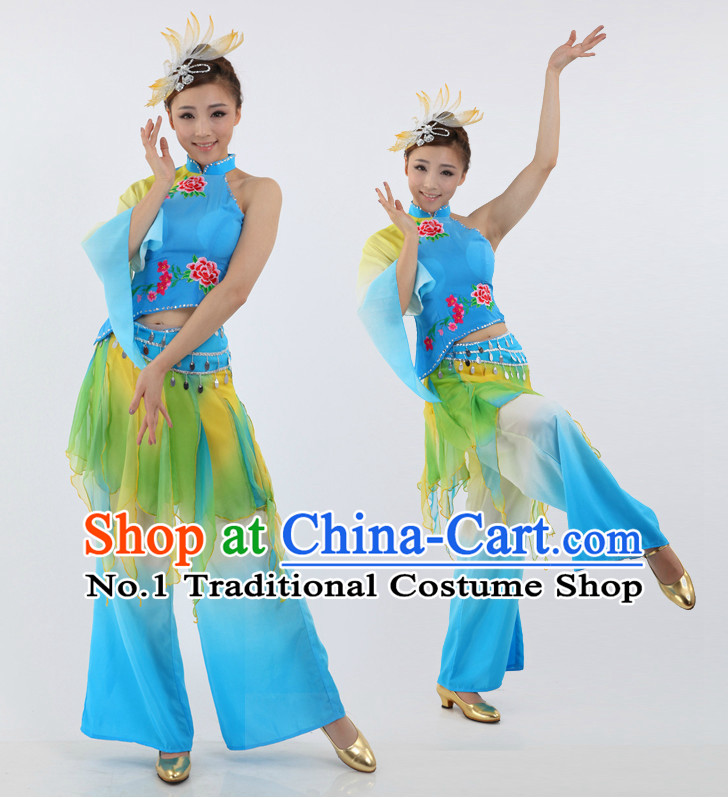 Chinese Traditional Yangge Dancing Costumes Discount Dance Dostumes Discount Dance Supply for Women