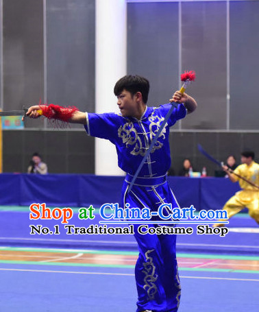 Top Chinese Kungfu Kung Fu Costume Kung Fu Combat Costumes Wing Chun Karate Uniform Kung Fu Competition Suit Martial Arts Costumes for Men
