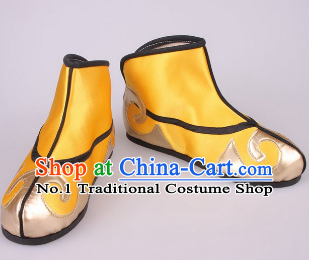 Chinese Beijing Opera Emperor Shoes for Men