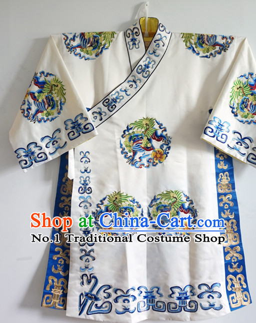 Asian Fashion China Traditional Chinese Dress Ancient Chinese Clothing Chinese Traditional Wear Chinese Opera Long Embroidered Kylin Robe for Men
