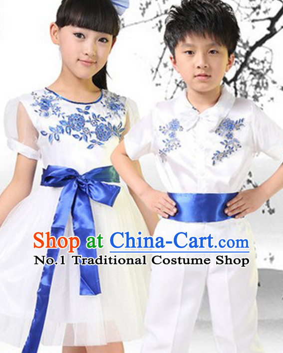 Asian Fashion Chinese Kids Fan Dancewear