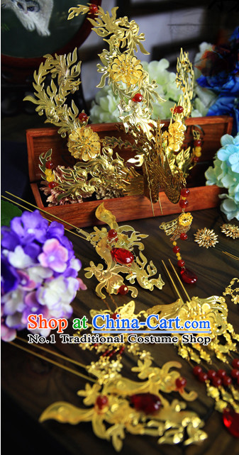 Chinese Traditional Princess Hair Accessories Phoenix Set