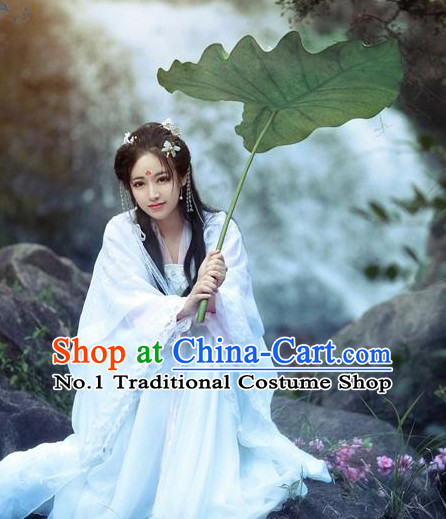 Chinese Classical White Fairy Dress for Women