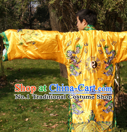 Chinese Ancient Wudang Mountain Taoist Robe for Men