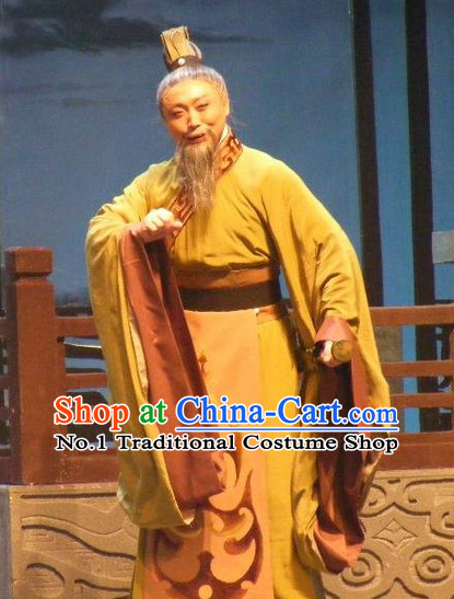 Chinese Traditional Dresses Theatrical Costumes Ancient Chinese Hanfu Prime Minister Costumes and Coronet