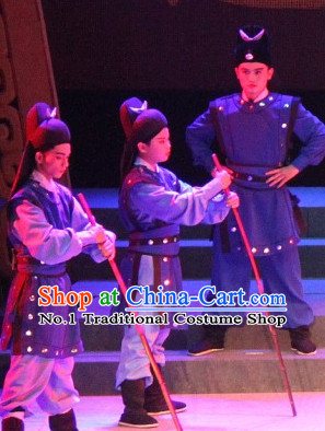 Chinese Traditional Dress Oriental Clothing Theatrical Costumes Opera Bodyguard Warrior Costume for Kids