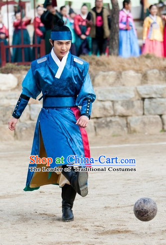 Korean Ancient Male Suit and Headband Complete Set