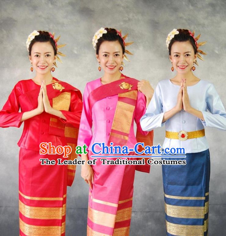 Traditional Thailand Folk Dresses for Women