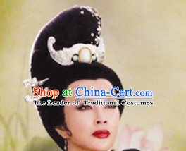 Chinese Ancient Queen Lady Hair extensions Wigs Fascinators Toupee Long Wigs Hair Pieces and Accessories