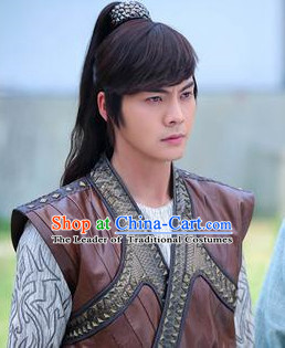 Ancient Chinese Swordsman Male Wigs