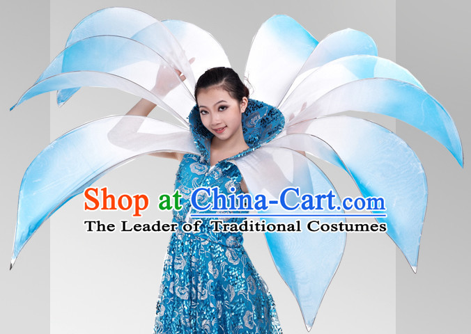 Chinese Stage Celebration Flower Dancewear Dancing Costumes Complete Set for Women