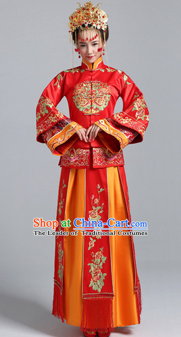 Top Chinese Brides Bridal Outfits