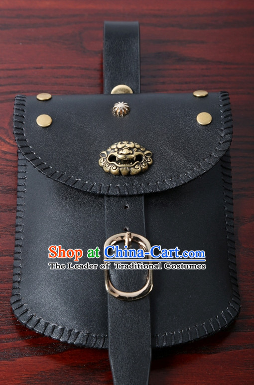Chinese Ancient Handmade Leather Bags