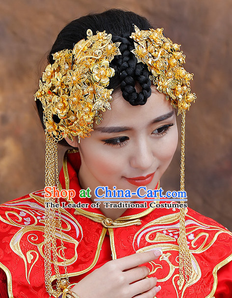 Traditional Chinese Princess Brides Wedding Headwear