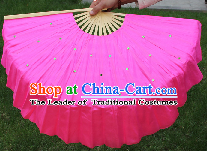 Traditional Chinese Pink Dance Fan