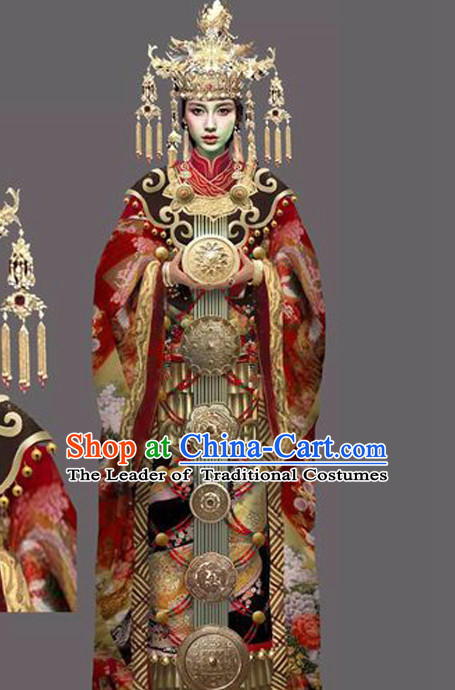 Chinese Ancient Imperial Empress Stage Costumes