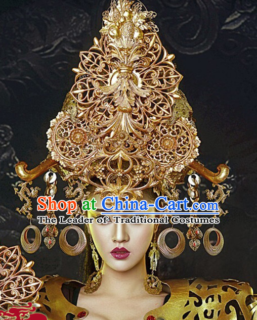 Ancient Chinese Empress Crown Imperial Hat