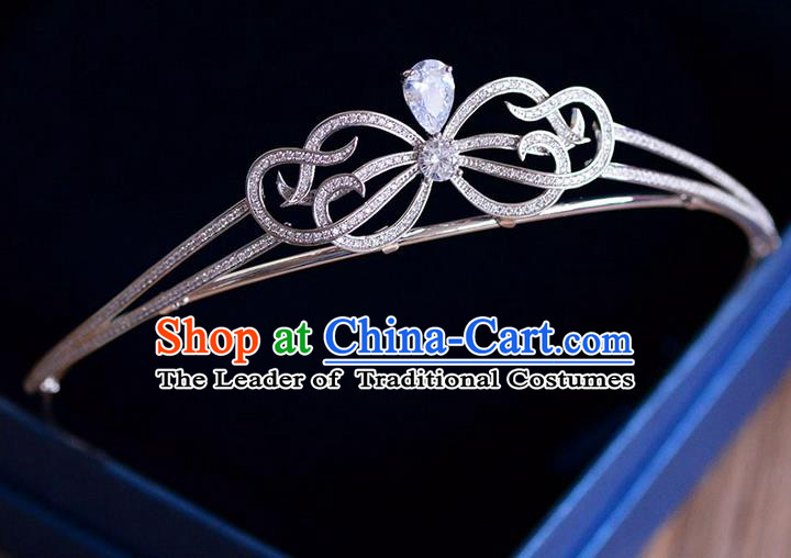 Traditional Jewelry Accessories, Palace Princess Bride Royal Crown, Engagement Royal Crown, Wedding Hair Accessories, Baroco Style Crystal Zircon Headwear for Women