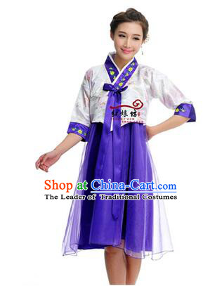 Women Shirt Skirt Korean Clothes Show Costume Shirt Sleeves Korean Traditional Dress Dae Jang Geum White Top Blue Skirt
