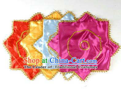 Traditional Chinese Dance Folk Dance Stage Props Handkerchief Er Ren Zhuan Props Large Handkerchief Anise Towel
