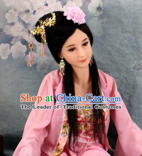 Chinese Ancient Style Hair Jewelry Accessories, Hairpins, Headwear, Headdress, Cosplay Hair Fascinators for Women