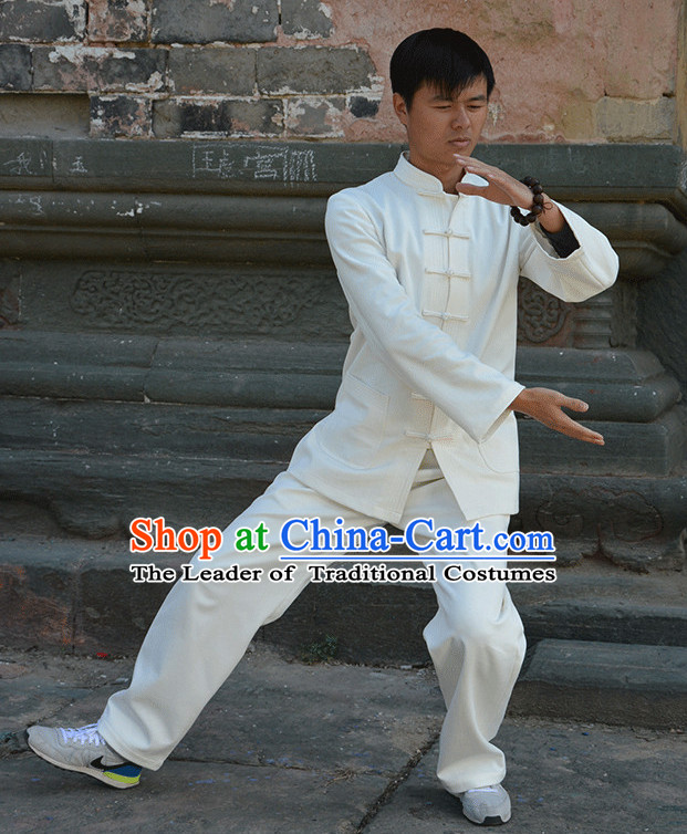 Wudang Uniform Taoist Uniform Kungfu Kung Fu Clothing Clothes Pants Shirt Supplies Wu Gong Flax Outfits