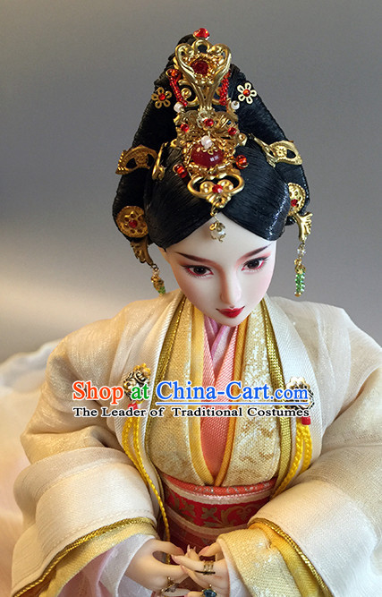 Ancient Chinese Princess Queen Empress Headwear Headpieces Hair Accessories Set
